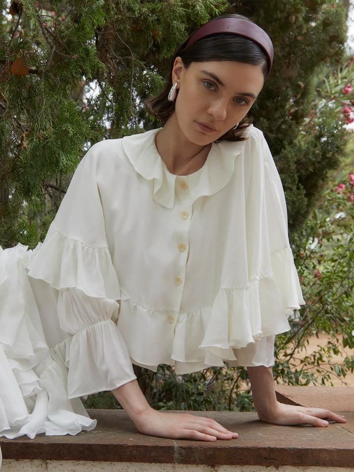 BLUSA FOLHOS CARMEN SAYS