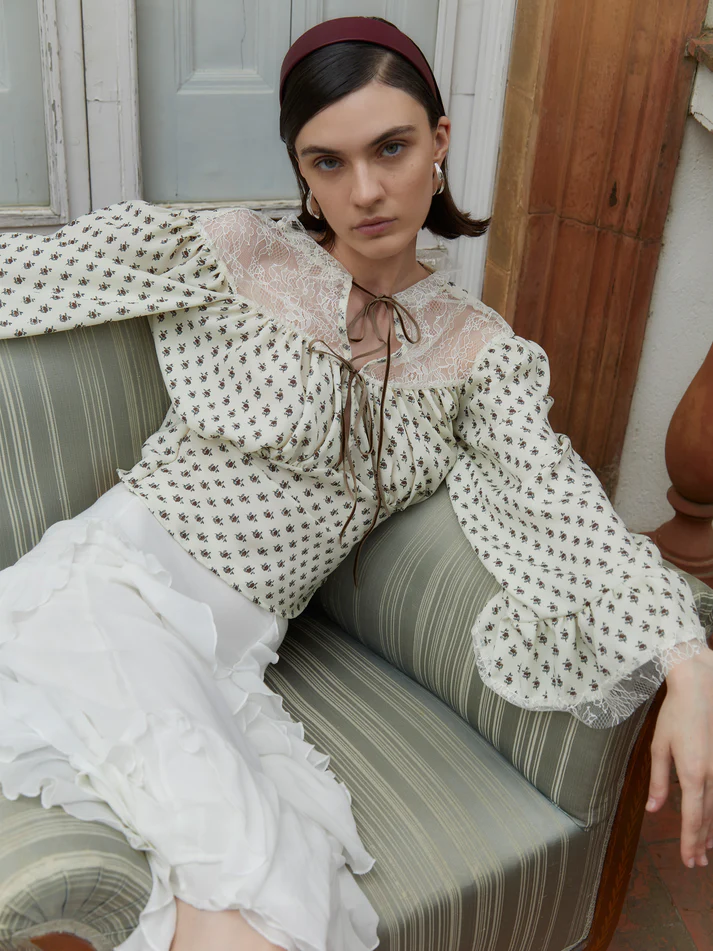 BLUSA FLORES CARMEN SAYS