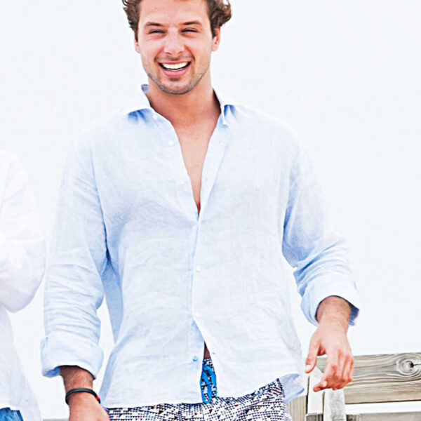 Camisa FIJI azul claro